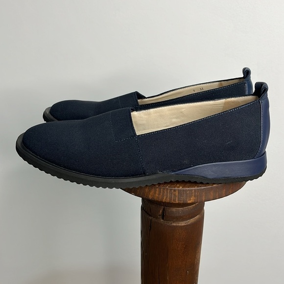 Navy Blue Slip On Loafers Womens Size 9 Shoes Amalfi by Rangoni Firenze Ercole - Picture 5 of 13